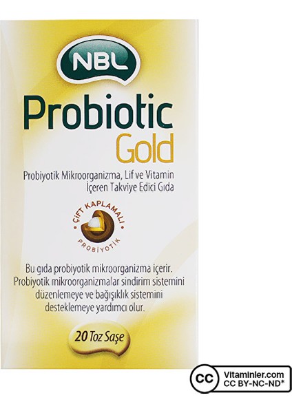 Nbl Probiotic Gold 20 Saşe