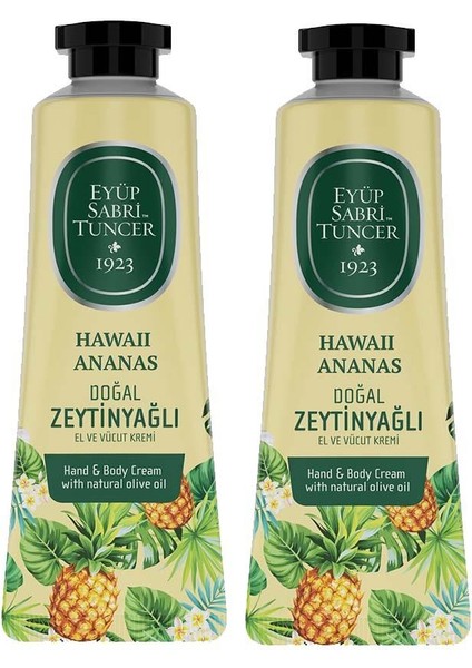 El ve Vücut Kremi Havaii Ananas 50 ml x 2