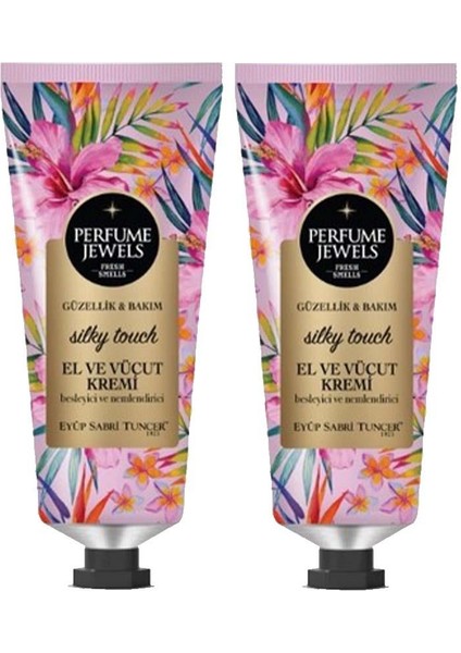 Pj El ve Vücut Kremi Sılky Touch 50 ml Tüp x 2