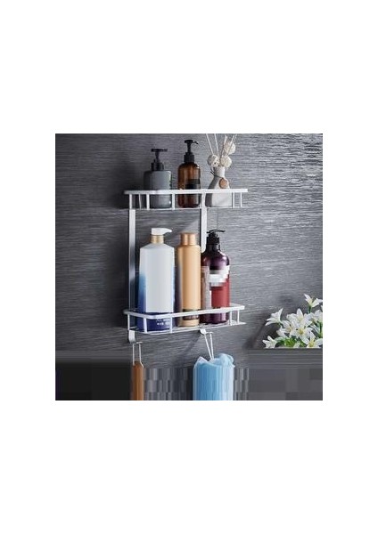 Uzay Alüminyum Banyo Rafı Dahili, Duvarda Sıhhi Sorgulama, Güçlü Yatak Kapasiteli Tripod, Duvara Monte Duş Jeli fiyatları