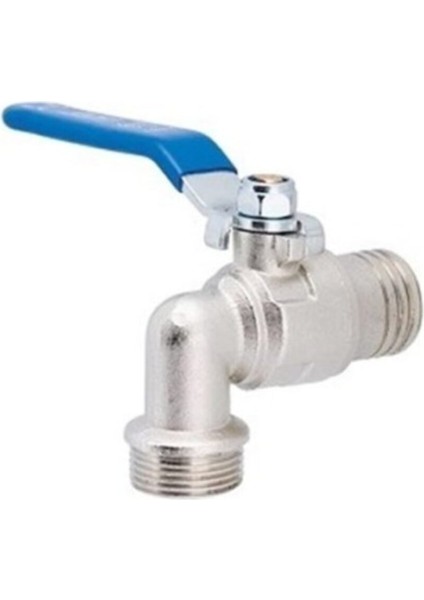 Küresel Bas Vanası 3/4'''' Kollu Wc Tuvalet Bas Musluğu