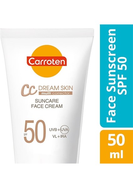 cc Suncare Tınted Face Cream SPF50 50ML