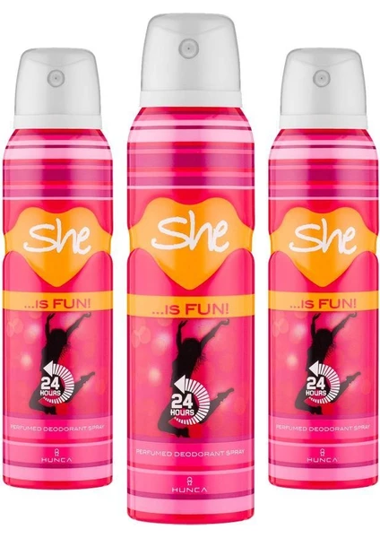 Fun Bayan Deodorantı 150ML X3