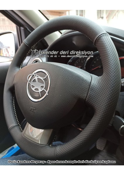 Dacia Duster 2010-2016 Tam Uyumlu Spor Deri Direksiyon Kılıfı fiyatları