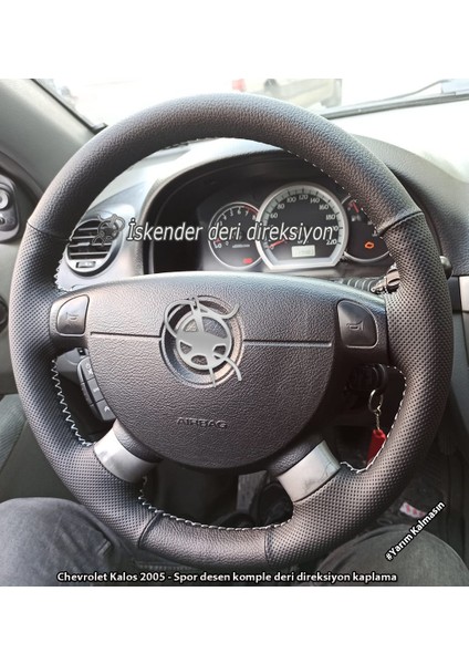 Chevrolet Aveo 2009-2011 Tam Uyumlu Spor Deri Direksiyon Kılıfı fiyatları