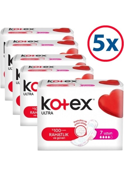 Ultra Uzun Ped 7'li 5 Adet