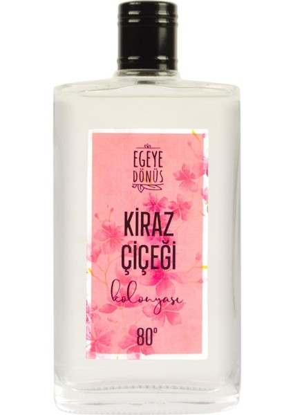Sakura Japon Kiraz Çiçeği Kolonyası Cam Şişe 200 ml (80 Derece) - (Parfümlü)