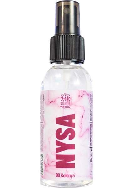 Çanta Cep Boy Nysa Kolonyası Ege Serisi Sprey - 100 Ml. (80 Derece) - (Parfümlü)