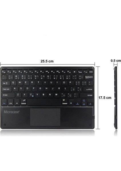 Xiaomi Pad 5 11 Inch Touchpad Bluetooth Klavye 25 cm + Bluetooth Mouse + Stand - AL2759