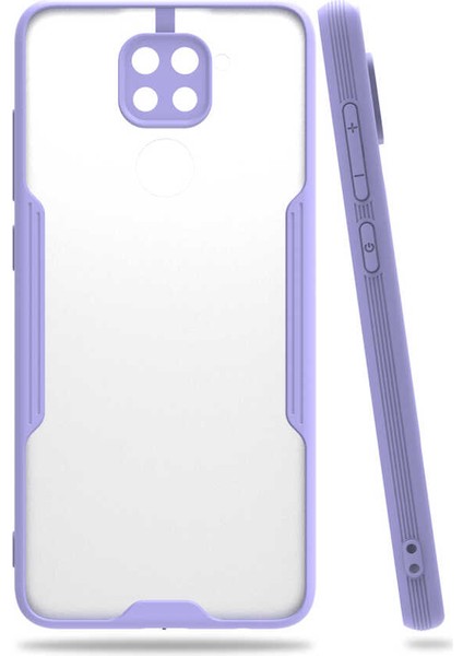 Xiaomi Redmi Note 9s Tam Korumalı Renkli Kenarlı Parfe Kılıf