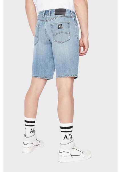 J65 Pamuklu Keten Karışımlı Slim Fit Kot Short Erkek Short 3LZJ65 Z1FCZ 1500 fiyatları