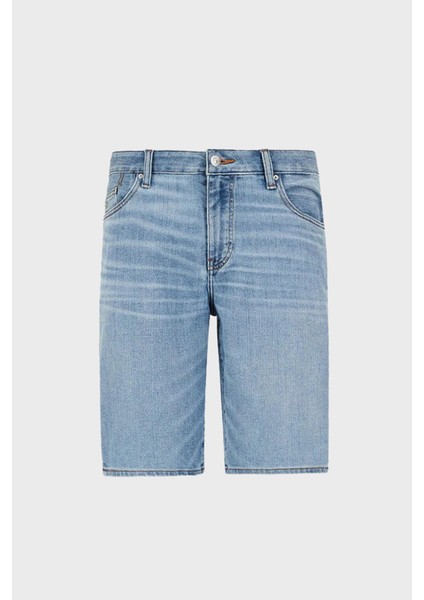 J65 Pamuklu Keten Karışımlı Slim Fit Kot Short Erkek Short 3LZJ65 Z1FCZ 1500 fırsatları