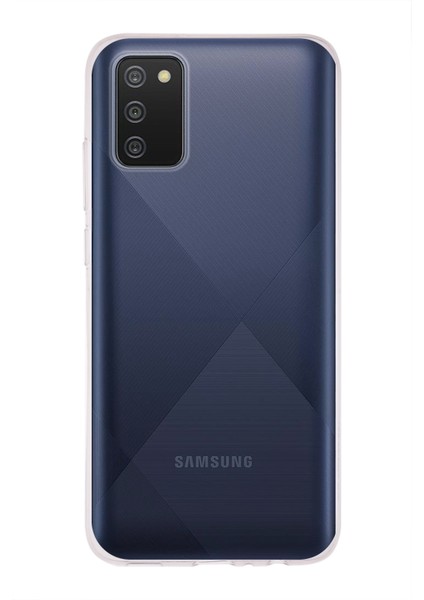 Samsung Galaxy A02S ile Uyumlu Kapak 1mm Şeffaf Silikon ile Uyumlu Kılıf