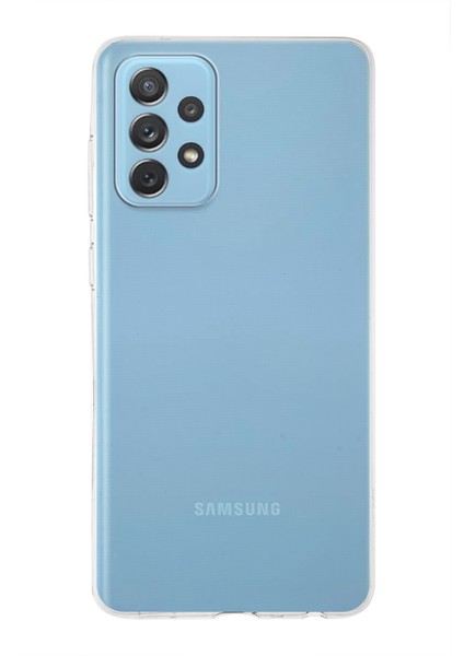 Samsung Galaxy A72 ile Uyumlu Kapak 1mm Şeffaf Silikon ile Uyumlu Kılıf
