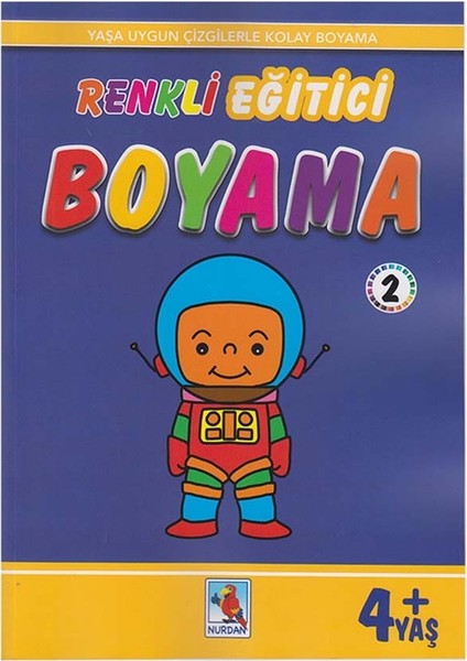 Renkli Eğitici Boyama - 2 4+ Yaş