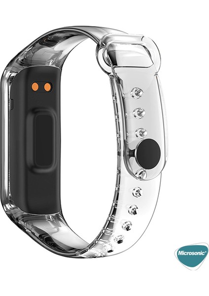 Samsung Galaxy Fit 2 R220 Kordon Transparent Clear Band Şeffaf modelleri