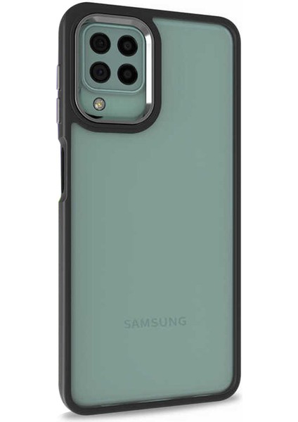 Samsung Galaxy M22 Kılıf Bright Planet Siyah