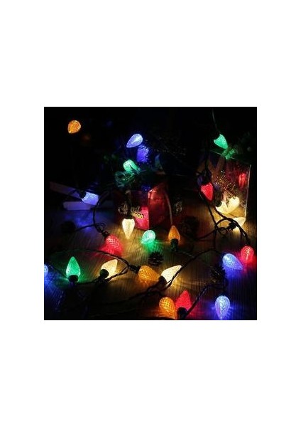 LED Çilek Dize Işıkları, Fiş Peri Dize Işıkları Su Geçirmez (10M) fırsatları