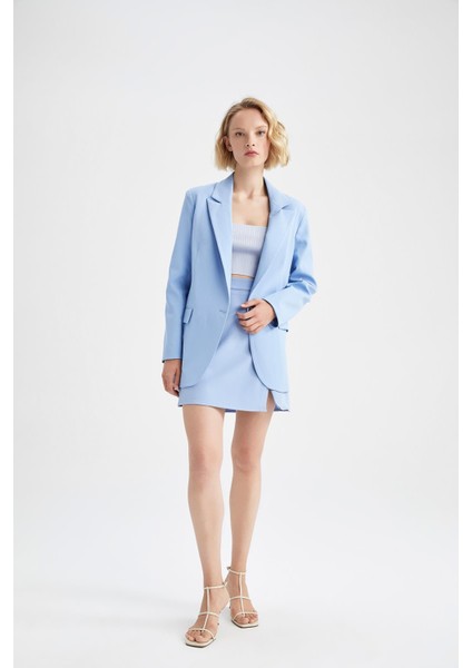 A Kesim Yırtmaçlı Mini Etek X5143AZ22SP modelleri