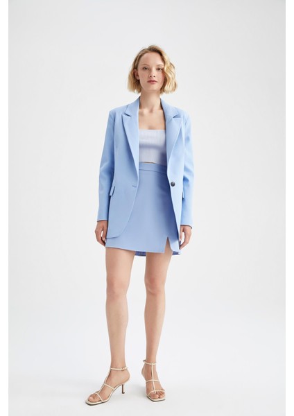 A Kesim Yırtmaçlı Mini Etek X5143AZ22SP indirimleri