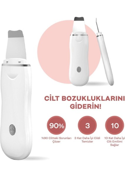 Ultrasonik Spatula Yüz Siyah Nokta Temizleme Aleti