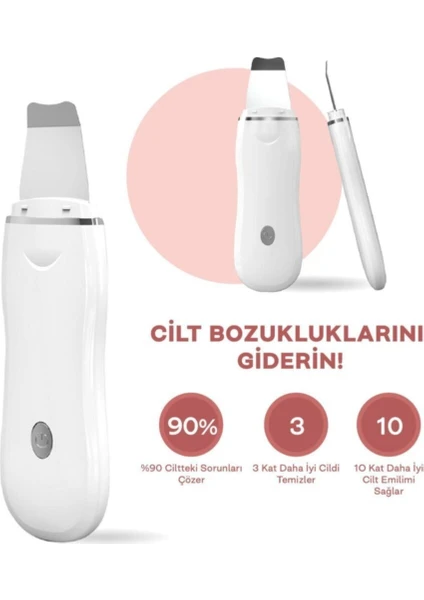 Ultrasonik Spatula Yüz  Siyah Nokta Temizleme Aleti