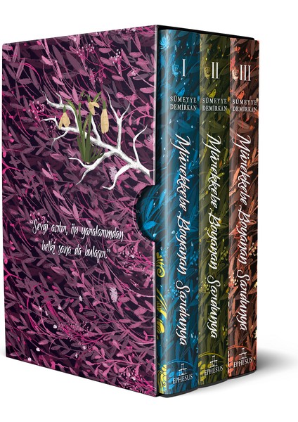Mürekkebe Boyanan Sardunya Kutulu Ciltli 3 Kitap Set