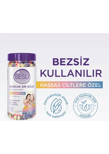 3 Lü Kömürlü Boncuk Sir Ağda 250 gr