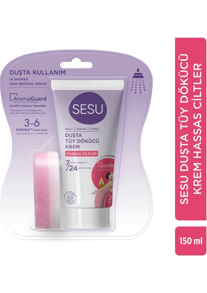 Duşta Tüy Dökücü Krem 150 ml