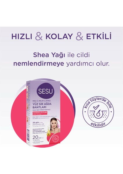 Yüz Ağda Bandı 20 Li Hassas Ciltler