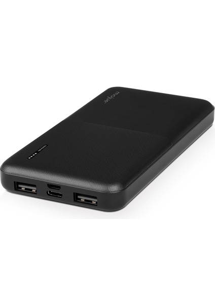 Mojue 10.000 mAh Powerbank PB08 Taşınabilir Şarj Aleti / Powerbank-Siyah ( by ttec )