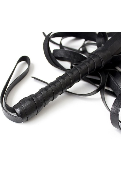 Siyah Renk Püsküllü Kırbaç Kamçı 54 cm indirimleri