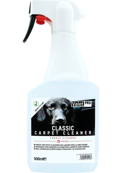 Valet Pro Halı Döşeme Temizleme Classic Carpet Cleaner 500 ml