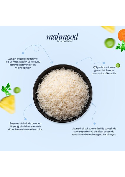 Mahmood Rice Basmati Pirinç - 900 gr