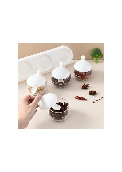 1 Takım Baharat Kutusu Biber Spice Shaker Tuz Baharat (Yurt Dışından)