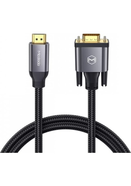 CA-7770 1080p HDMI To VGA Görüntü Aktarım Kablosu 2M-Siyah