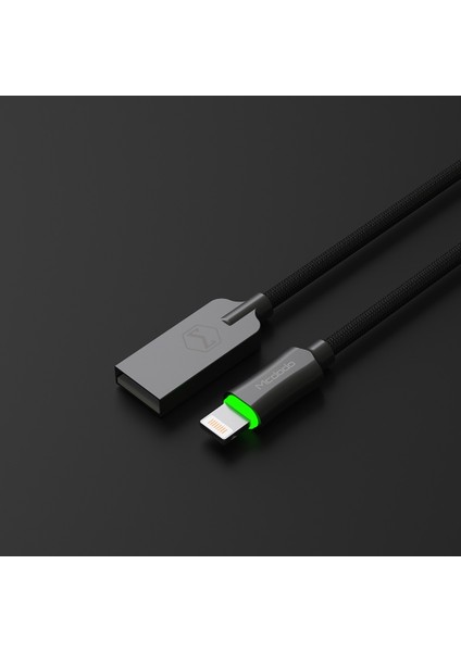 Ca-3901 Lightning Otomatik Şarj Kesen Örgü Kablo 1.2M 2.4A Gri modelleri