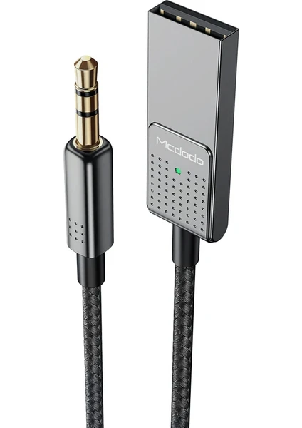 Ca-8700 Bluetooth Alıcı Aux Dönüştürücü Wireless Araç Kiti-Gri