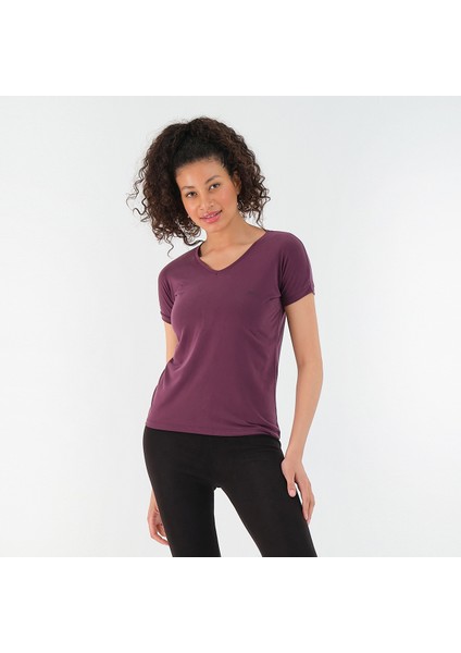 PLAY Kadın Tişört Mor