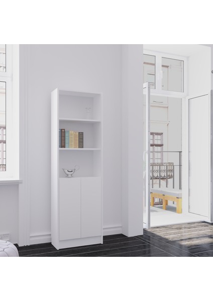 CAD56 2 Kapaklı Çok Amaçlı Mutfak Banyo Dolabı