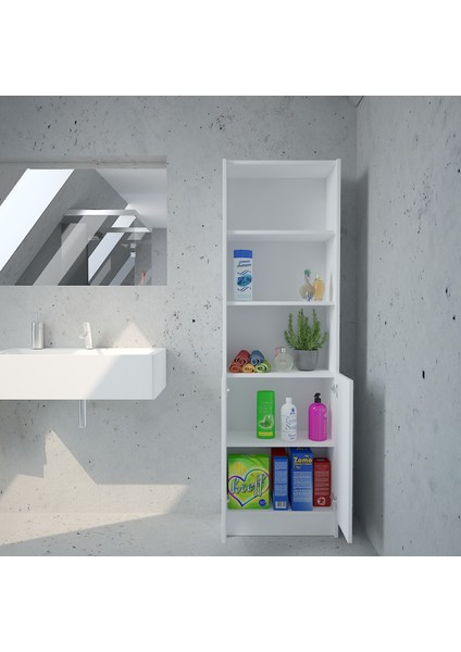 CAD56 2 Kapaklı Çok Amaçlı Mutfak Banyo Dolabı