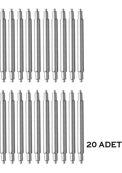 23-26mm Universal Evrensel Çelik Saat Pimi Yaylı Susta 20 Adet fiyatları