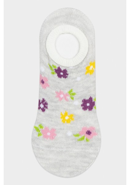 Çok Renkli Grey Floral 2li Suba Çorap fiyatları