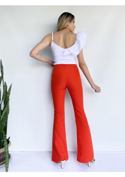 Kadın Omuz Detaylı Crop Beyaz modelleri