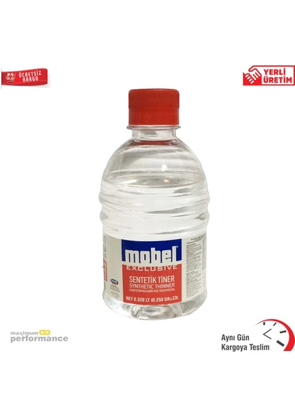 Mobel Sentetik Tiner 250 ml