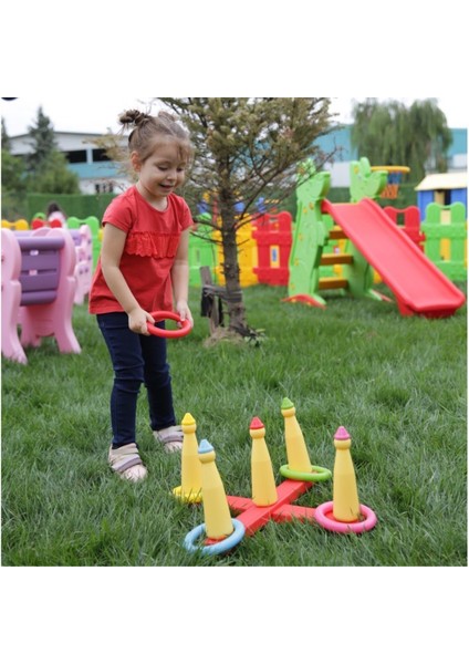 Eğlenceli Halkalar Halka Atma Oyunu - Çocuk Aktivite Oyunu