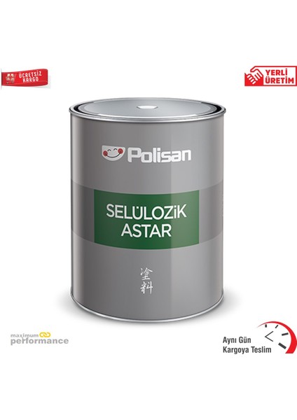 Selülozik Astar Beyaz 2 Litre
