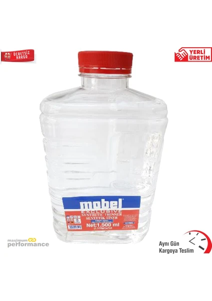 Mobel Sentetik Tiner 1,5 Litre 1.170 Gram