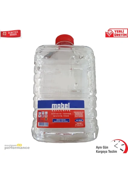 Mobel Sentetik Tiner 2,5 Litre 1.950 Gram