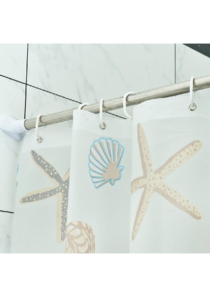 Denizyıldızı Suya Dayanıklı Banyo Bölme Perdesi1.2*2m (Yurt Dışından) modelleri